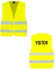 Korntex KX010V Safety Vest Passau - Visitor - Signal Yellow - 3XL/4XL afbeelding