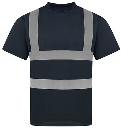 Korntex KX071 Hi-Vis Basic T-Shirt Cordoba - Navy - S