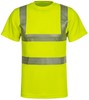 Korntex KX072 Hi-Vis Broken Reflective Premium T-Shirt Alhambra - Signal Yellow - 5XL afbeelding
