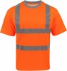 Korntex KX074 Heavy Duty Polycotton Hi-Vis T-Shirt Barcelona - Signal Orange - XXL afbeelding