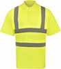 Korntex KX075 High-End Polycotton Hi-Vis Polo Shirt Cambridge - Signal Yellow - 6XL afbeelding