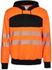 Korntex KX1002 EOS Hi-Vis Workwear Hoody With Printing Area - Signal Orange/Black - XXL