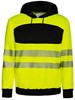 Korntex KX1002 EOS Hi-Vis Workwear Hoody With Printing Area - Signal Yellow/Black - 3XL