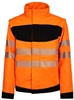 Korntex KX1003 EOS Hi-Vis Workwear Softshell Jacket With Printing Area - Signal Orange/Black - 5XL