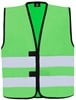 Korntex KX100K Kids´ Hi-Vis Functional Safety Vest Aarhus - Green - XS (3-6 years) afbeelding