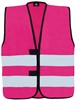 Korntex KX100K Kids´ Hi-Vis Functional Safety Vest Aarhus - Magenta - S (7-12 years) afbeelding