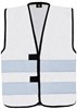 Korntex KX100K Kids´ Hi-Vis Functional Safety Vest Aarhus - White - S (7-12 years) afbeelding