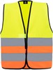Korntex KX100K Kids´ Hi-Vis Functional Safety Vest Aarhus - Yellow/Orange - XS (3-6 years) afbeelding