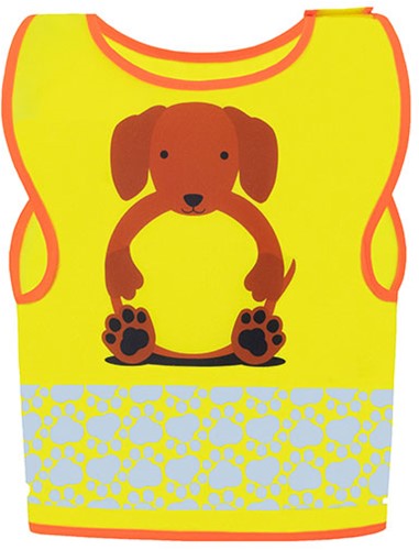 Korntex KX119K Children's Safety Vest Funtastic Wildlife CO² Neutral