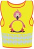 Korntex KX119K Children's Safety Vest Funtastic Wildlife CO² Neutral - Flamingo Yellow - XS (3-6 years) afbeelding