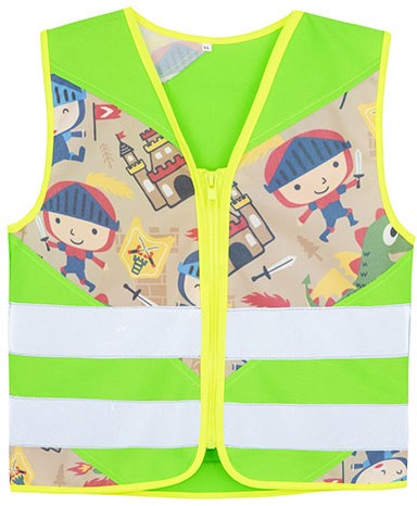 Korntex KX124K Children´s Safety Vest Action Fantasy CO² Neutral