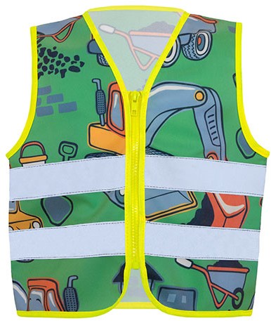 Korntex KX125K Children´s Safety Vest Action Working Heroes CO² Neutral