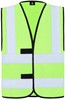 Korntex KX140 Hi-Vis Safety Vest With 4 Reflective Stripes Hannover - Lime Green - XXL afbeelding