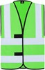 Korntex KX140 Hi-Vis Safety Vest With 4 Reflective Stripes Hannover - Neon Green - S afbeelding