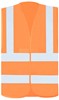 Korntex KX140 Hi-Vis Safety Vest With 4 Reflective Stripes Hannover - Signal Orange - 6XL afbeelding