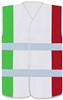 Korntex KX144 National Safety Vest - Green/White/Red - S/M afbeelding