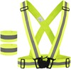 Korntex KX150 Elastic Hi-Vis Body Belt Glarus - Signal Yellow - One Size (Adults) afbeelding