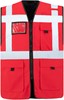 Korntex KX165 Padded Comfort Executive Safety Vest Wismar CO² Neutral - Red - 3XL afbeelding