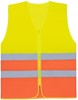 Korntex KX169 Comfort Mesh Safety Vest Rhodes CO² Neutral - Signal Yellow/Signal Orange - 4XL/5XL afbeelding