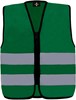 Korntex KX201 Kids´ Hi-Vis Safety Vest With Front Zipper Aalborg - Forest Green - XS (3-6 years) afbeelding