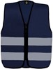 Korntex KX201 Kids´ Hi-Vis Safety Vest With Front Zipper Aalborg - Navy - XS (3-6 years) afbeelding