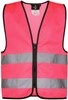 Korntex KX201 Kids´ Hi-Vis Safety Vest With Front Zipper Aalborg - Neon Pink - XS (3-6 years) afbeelding