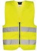 Korntex KX201 Kids´ Hi-Vis Safety Vest With Front Zipper Aalborg - Signal Yellow - S (7-12 years) afbeelding