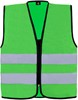 Korntex KX217 Hi-Vis Safety Vest Cologne With Front Zipper - Green - XXL afbeelding