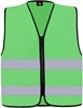 Korntex KX217 Hi-Vis Safety Vest Cologne With Front Zipper - Neon Green - XL afbeelding