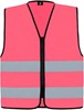 Korntex KX217 Hi-Vis Safety Vest Cologne With Front Zipper - Neon Pink - 5XL afbeelding