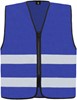 Korntex KX217 Hi-Vis Safety Vest Cologne With Front Zipper - Royal Blue - L afbeelding