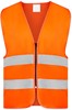 Korntex KX217 Hi-Vis Safety Vest Cologne With Front Zipper - Signal Orange - XL afbeelding