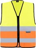 Korntex KX217 Hi-Vis Safety Vest Cologne With Front Zipper - Yellow/Orange - XXL afbeelding