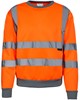 Korntex KX324 Hi-Vis Workwear Sweatshirt Limerick - Signal Orange - S