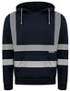 Korntex KX421 Hi-Vis Workwear Hoody Cork - Navy - XXL