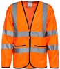 Korntex KX508 Hi-Vis Lightweight Safety Jacket Andorra - Signal Orange - M afbeelding