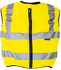 Korntex KX511 Hi-Vis Biker Safety Vest Schleiz - Signal Yellow - 3XL afbeelding