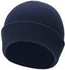 Korntex KX700 Premium Knitted Beanie Strasbourg - Navy - 19 x 20 cm afbeelding