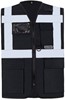 Korntex KX802 Executive Multifunctional Safety Vest Berlin - Black - S afbeelding