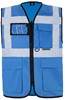 Korntex KX802 Executive Multifunctional Safety Vest Berlin - Blue - 3XL afbeelding