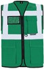 Korntex KX802 Executive Multifunctional Safety Vest Berlin - Green - 6XL afbeelding
