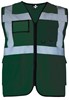 Korntex KX802 Executive Multifunctional Safety Vest Berlin - Paramedic Green - M afbeelding