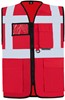 Korntex KX802 Executive Multifunctional Safety Vest Berlin - Red - 4XL afbeelding