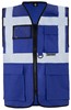 Korntex KX802 Executive Multifunctional Safety Vest Berlin - Royal Blue - 3XL afbeelding