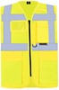 Korntex KX802 Executive Multifunctional Safety Vest Berlin - Signal Yellow - XL afbeelding