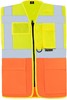 Korntex KX802 Executive Multifunctional Safety Vest Berlin - Signal Yellow/Signal Orange - M afbeelding