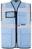 Korntex KX802 Executive Multifunctional Safety Vest Berlin - Sky Blue - L afbeelding