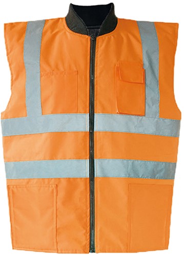 Korntex KX803 Hi-Vis Reversible Safety Bodywarmer Ural 2-in-1