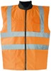 Korntex KX803 Hi-Vis Reversible Safety Bodywarmer Ural 2-in-1 - Signal Orange - L afbeelding