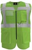 Korntex KX808 Multifunctional Hi-Vis Mesh-Vest Athens - Lime Green - M afbeelding